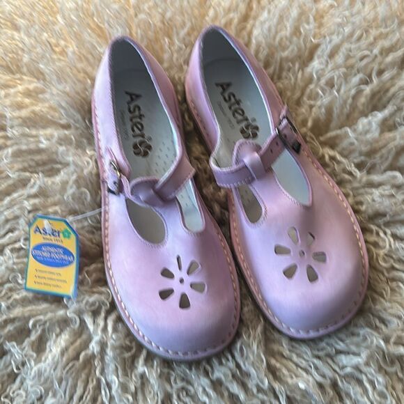 Aster SALOMÉS DINGO-2 - Ankle strap ballet pumps - violet/pink Size 34 / New - Picture 4 of 6